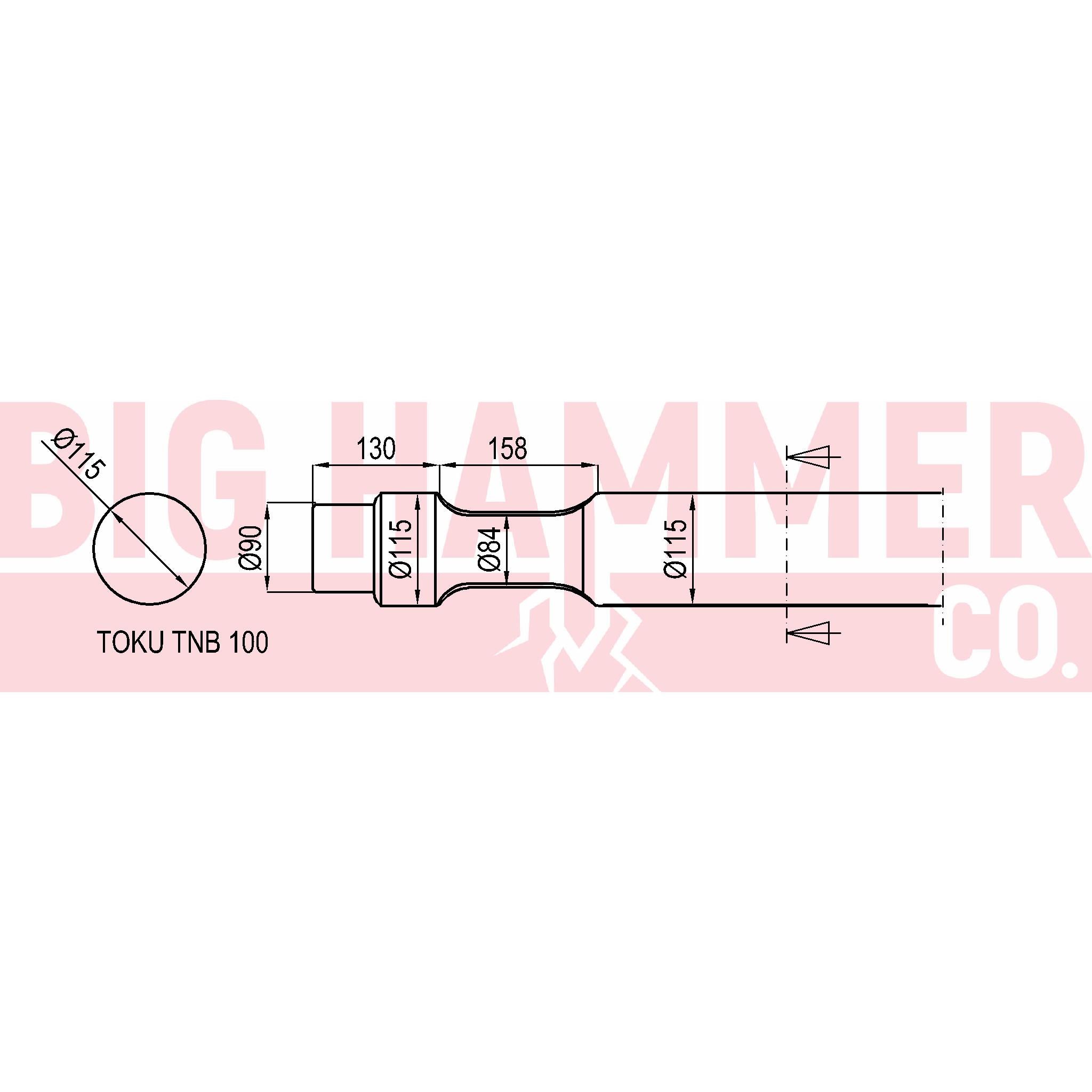 Toku/Striker TNB100 Point and Chisel