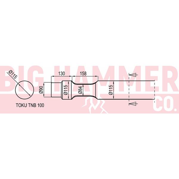 Toku/Striker TNB 100  Point and Chisel