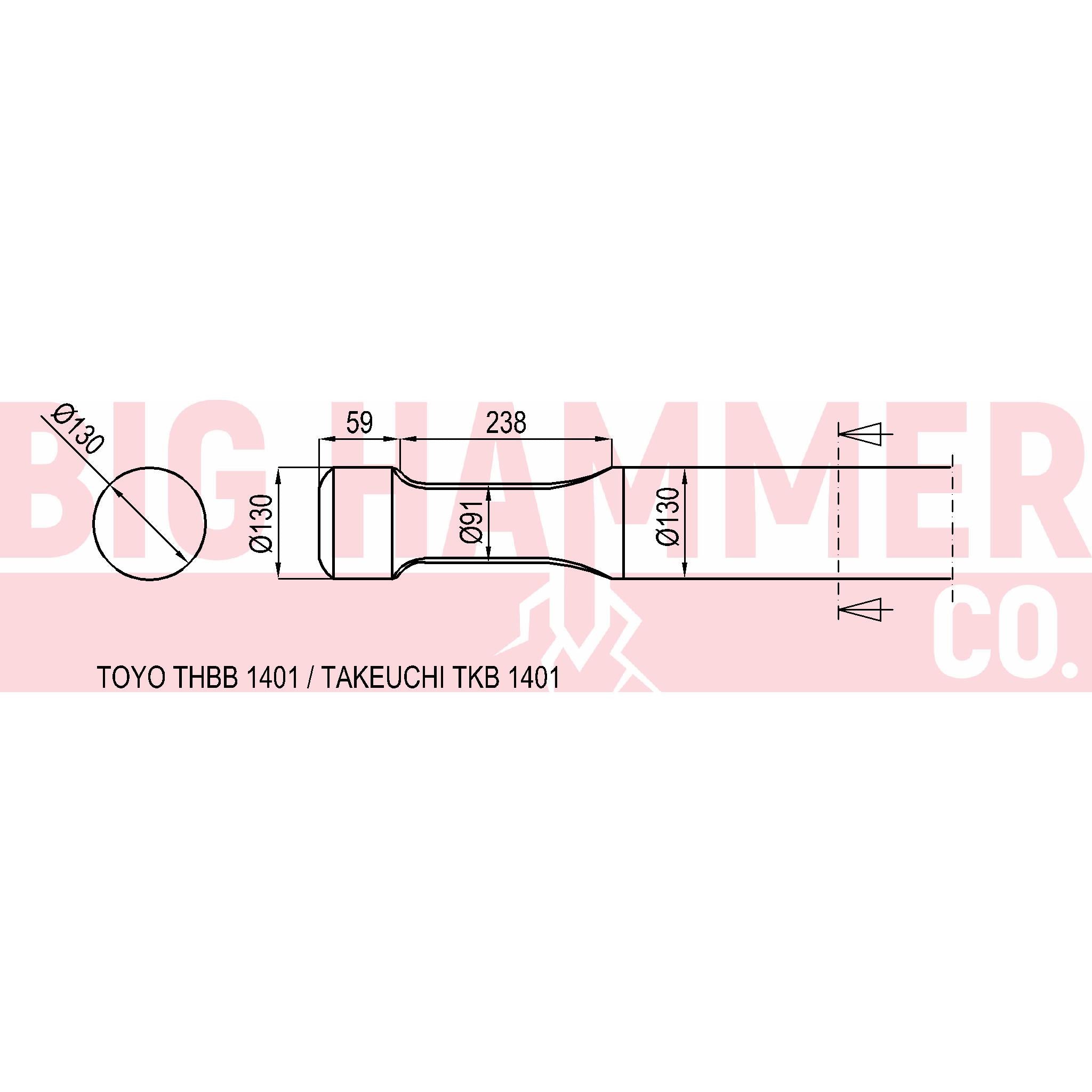 Toyo THBB1401, TAKEUCHI TKB1401 Point and Chisel