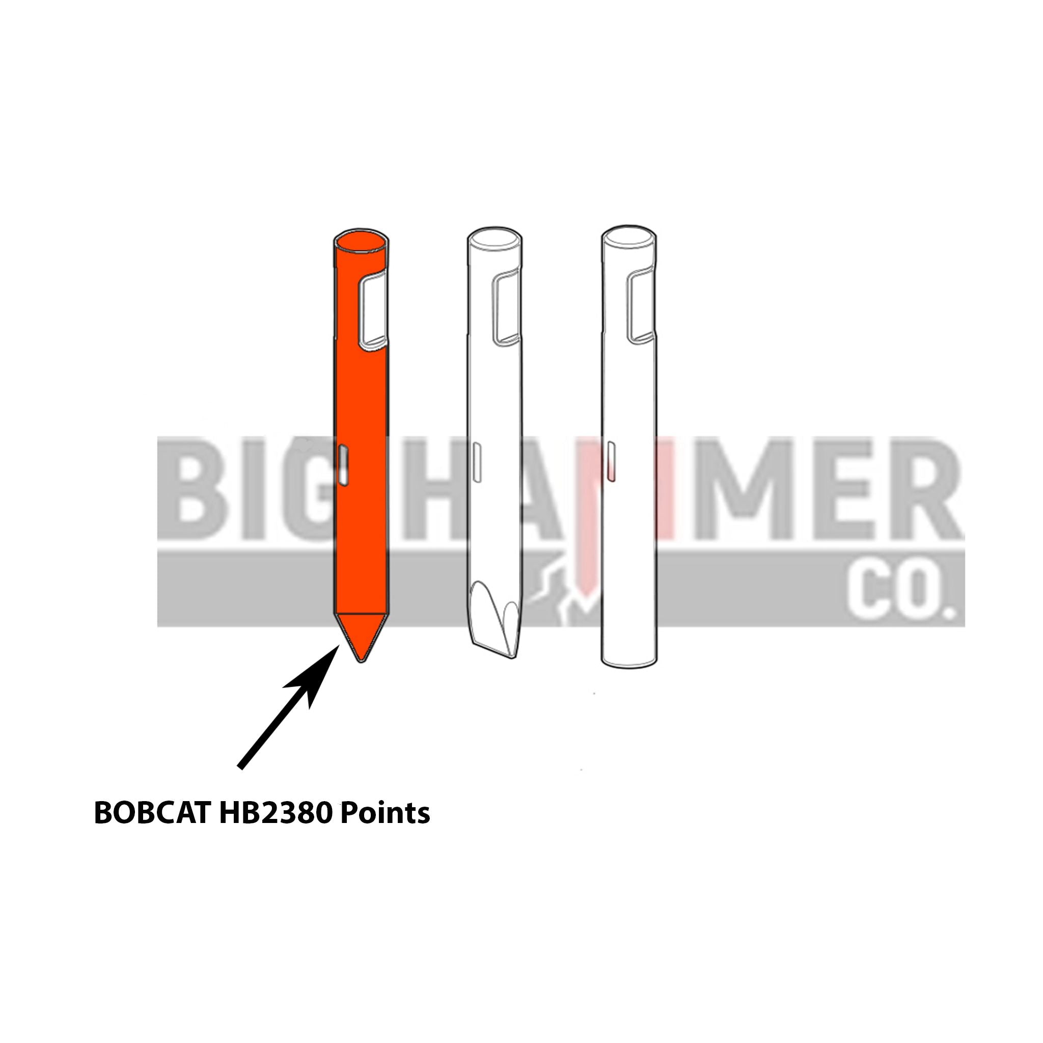 BOBCAT HB2380 Point and Chisel
