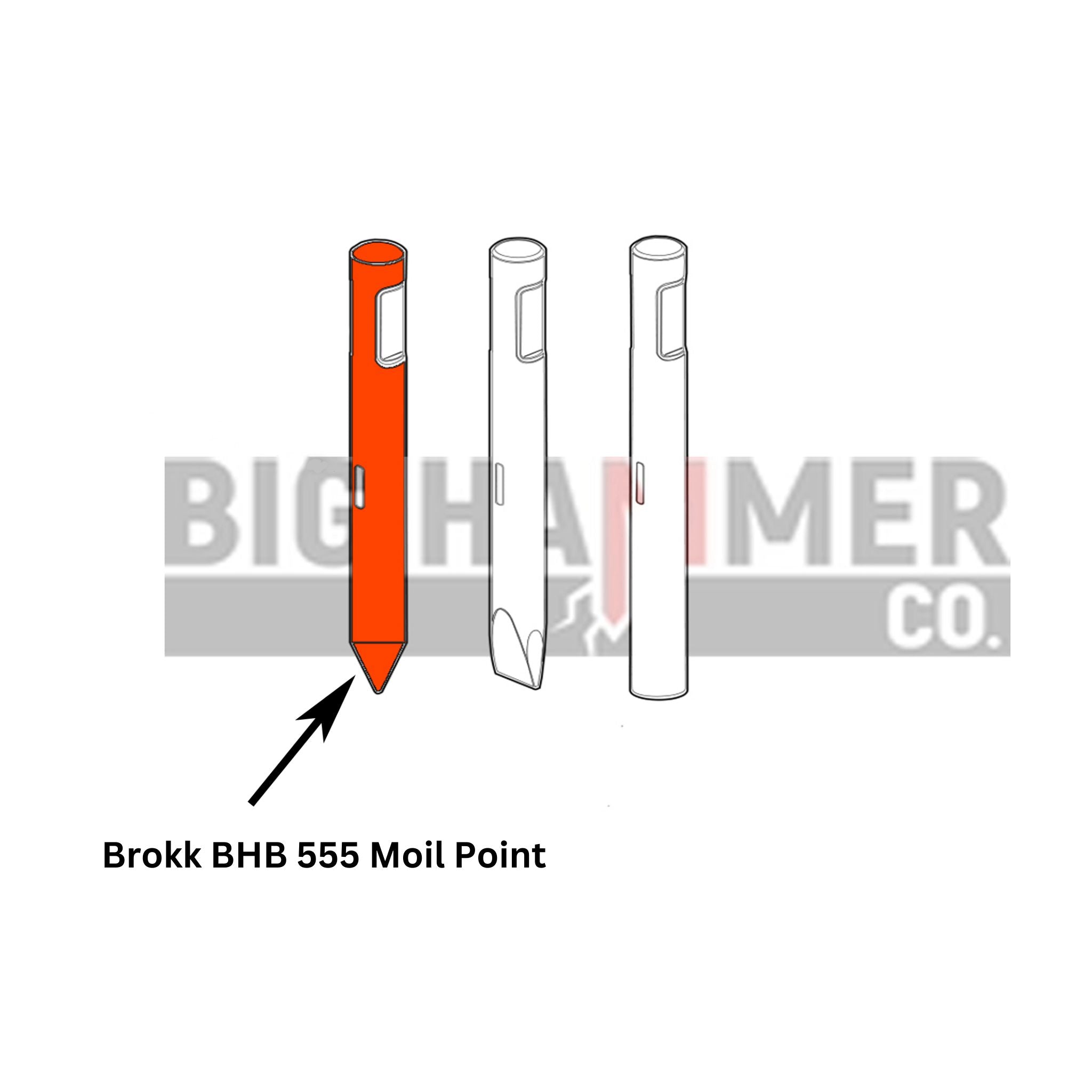 Brokk BHB555 Point and Chisel