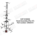 CAT H180DS Bushing Assembly