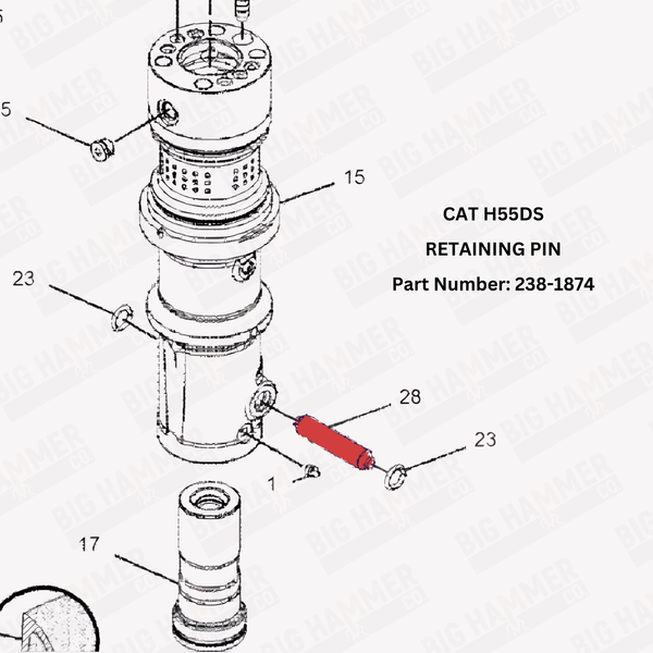 CAT H55DS Retaining Pin