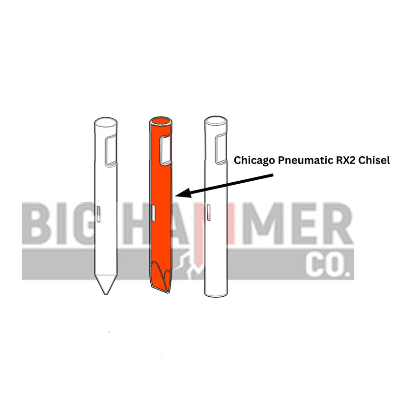 Chicago Pneumatic RX2 points and chisels