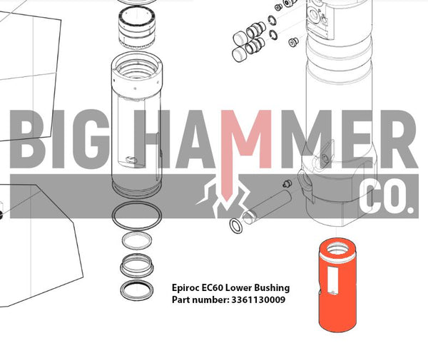 Epiroc EC60 Lower Bushing