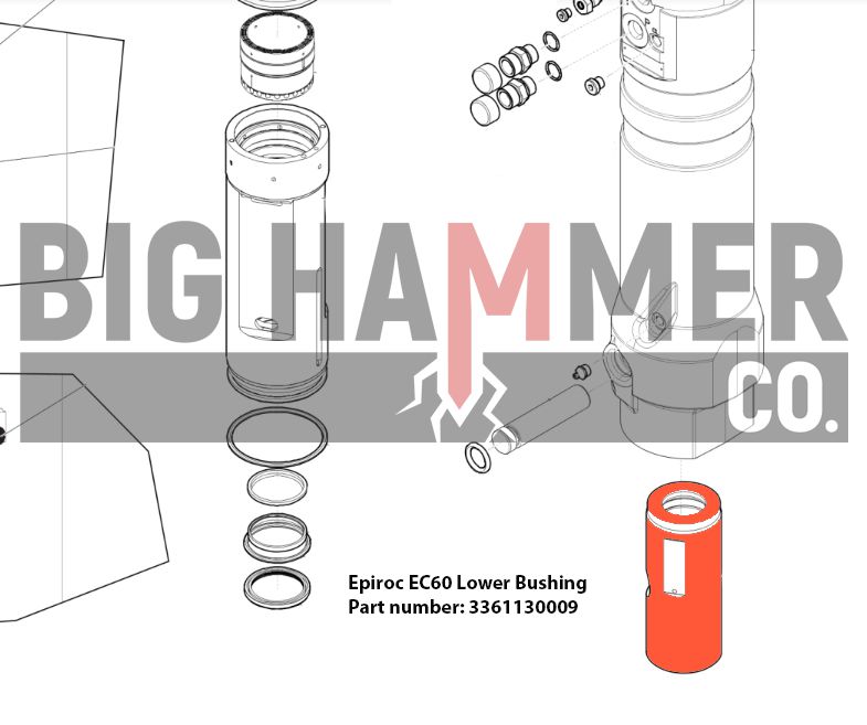 Epiroc EC60 Lower Bushing