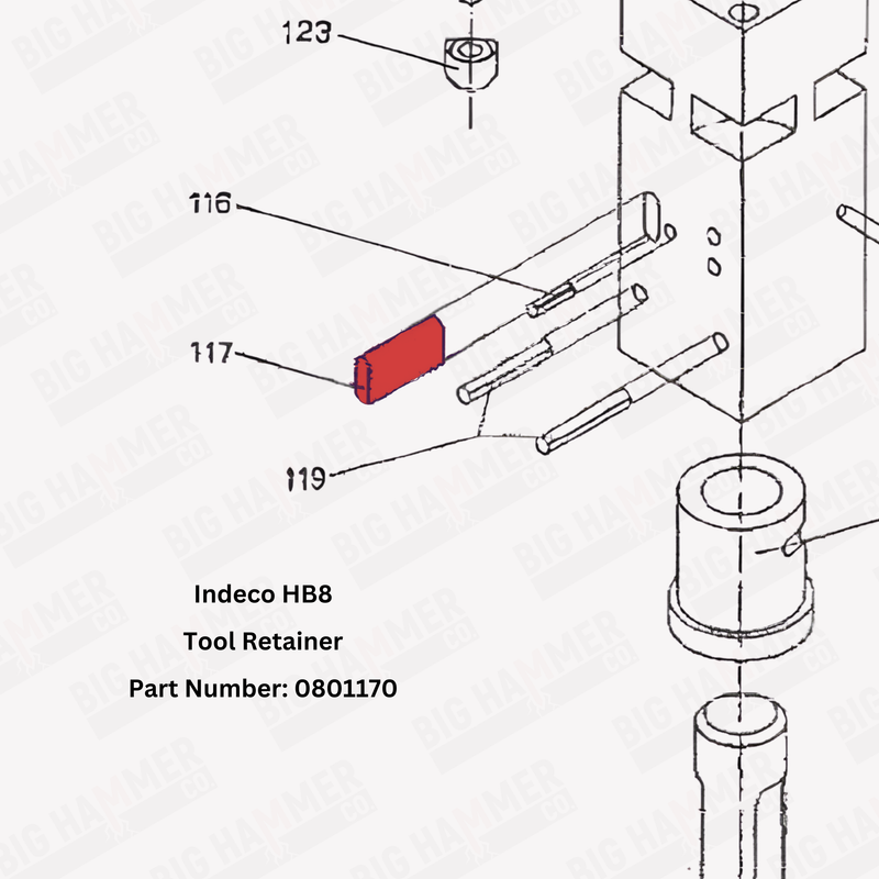 Indeco HB8 Tool Retainer