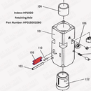 Indeco HP1500 Retaining Axle