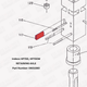 Indeco HP700, HP700W, MES621, MES650 Retaining Axle