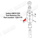 Indeco MES1250 Tool Retainer