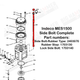 Indeco MES1500 Side Bolt Complete