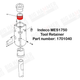 Indeco MES1750 Upper Bushing