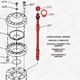 Indeco MES621, MES650 Side Bolt Complete