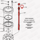 Indeco MES8500 Side Bolt Complete
