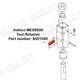 Indeco MES8500, MES12000 Retaining Axle