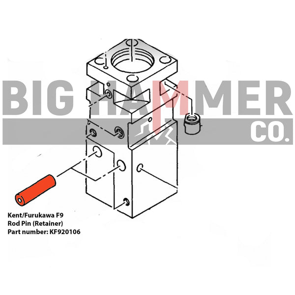 Kent/Furukawa F9 Rod Pin (Retainer)