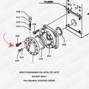 Kent/Furukawa F19, KF19, F27, KF27 Socket Bolt