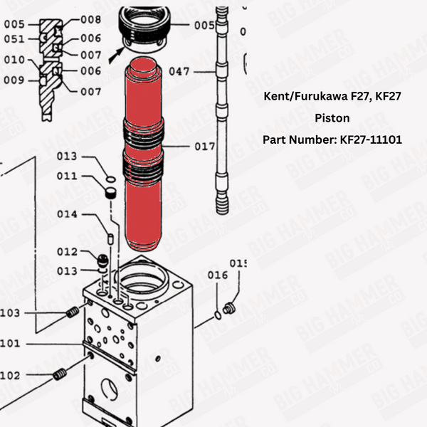 Kent/Furukawa F27, KF27 Piston
