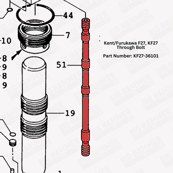 Kent/Furukawa F27, KF27 Side Bolt Complete