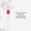 Kent/Furukawa F35, KF35 Front Cover (Lower Bushing)