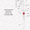 Kent/Furukawa FX15 Lower Bushing (Front Bush)