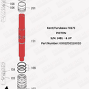 Kent/Furukawa FX175 Piston