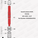 Kent/Furukawa FX475 Piston