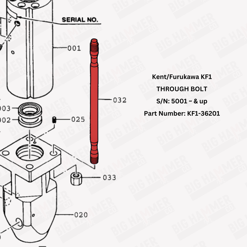 Kent/Furukawa KF1 Side Bolt Complete