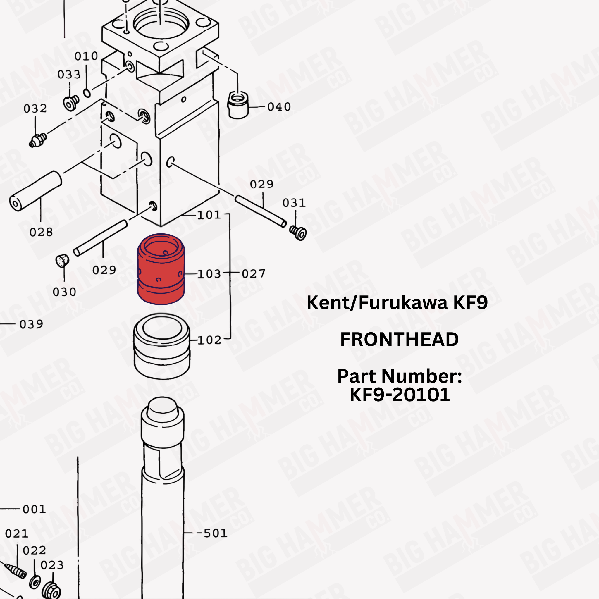 Kent/Furukawa KF9 Fronthead
