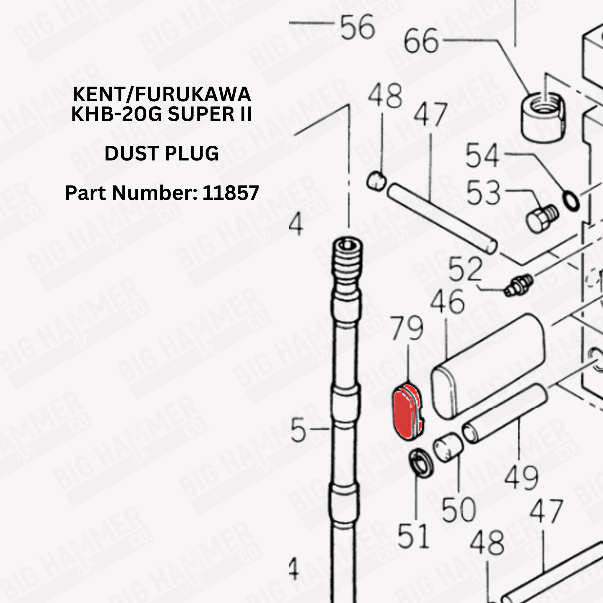 Kent/Furukawa KHB-20G SUPER II Plug (4 piece set)
