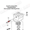 Kent/Furukawa KF6 Charging Valve (PN KHB15G-30103)