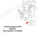 Kent/Furukawa FX35 Tool Retainer