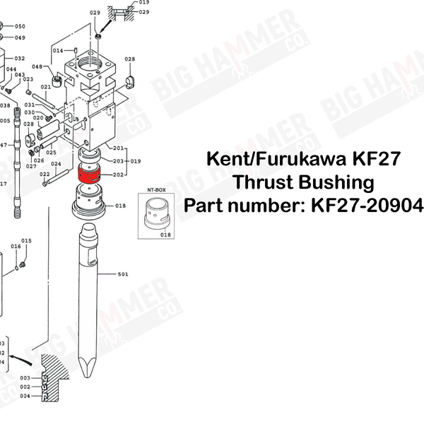 Kent/Furukawa F27 Thrust Bushing