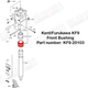 Kent/Furukawa KF9, F9 Front Bushing (Lower Bushing)