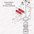 Komatsu JTHB120-3 Retainer Pin