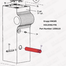 Krupp HM185 Holding Pin (Tool Retainer)