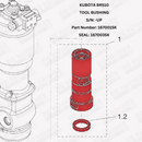 Kubota BR510 Tool Bushing