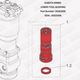 Kubota BR860 Lower Bushing