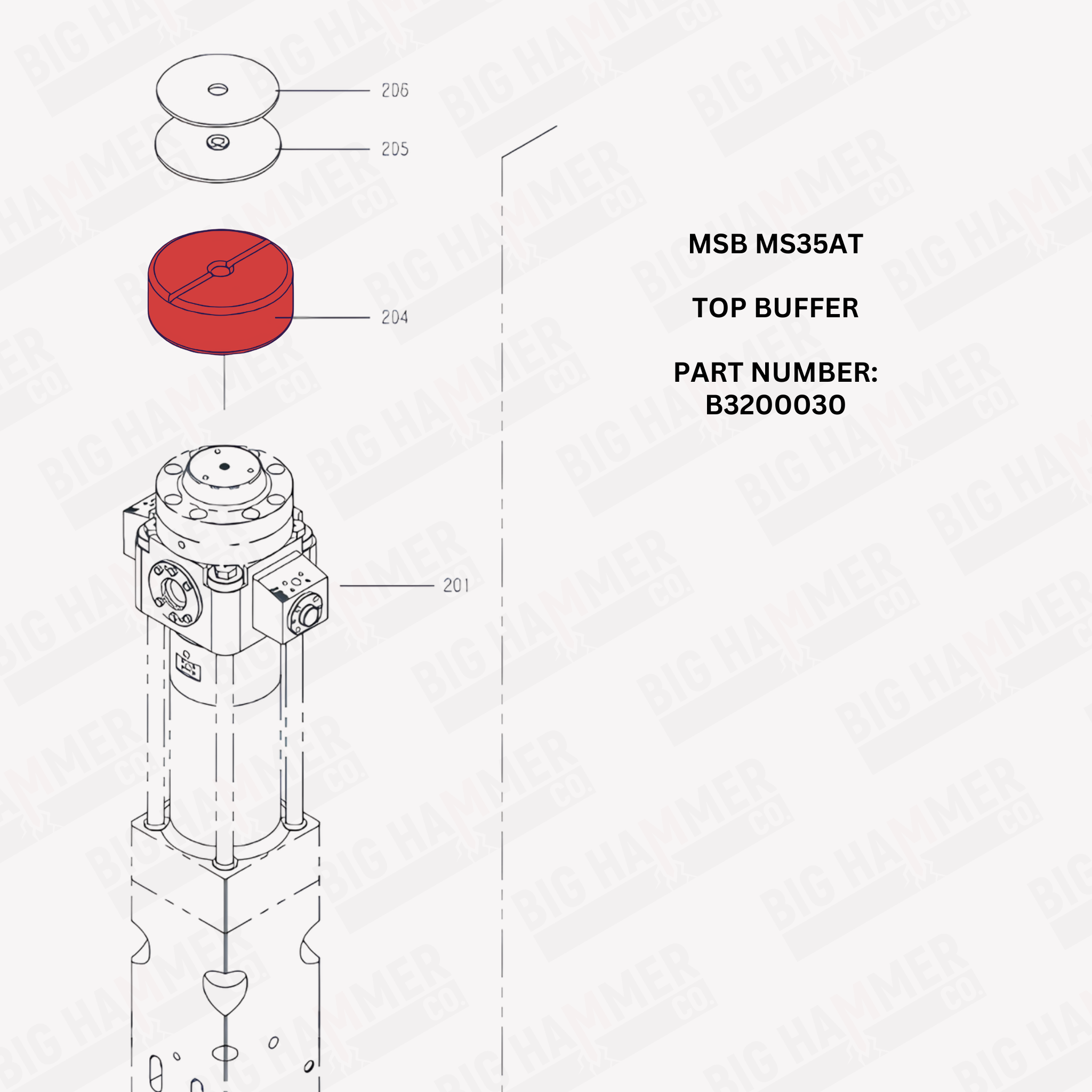 MSB MS35AT Top Buffer
