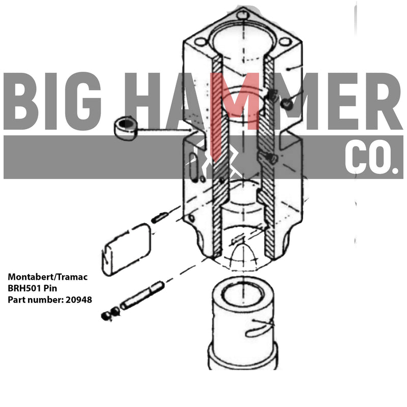 Montabert/ Tramac BRH501 Pin