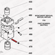 Montabert BRH140, BRP130, BRP140 Pin
