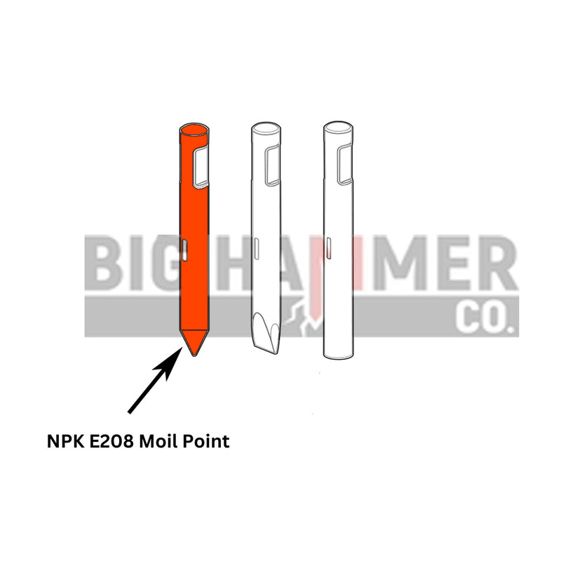 NPK E208 points and chisels