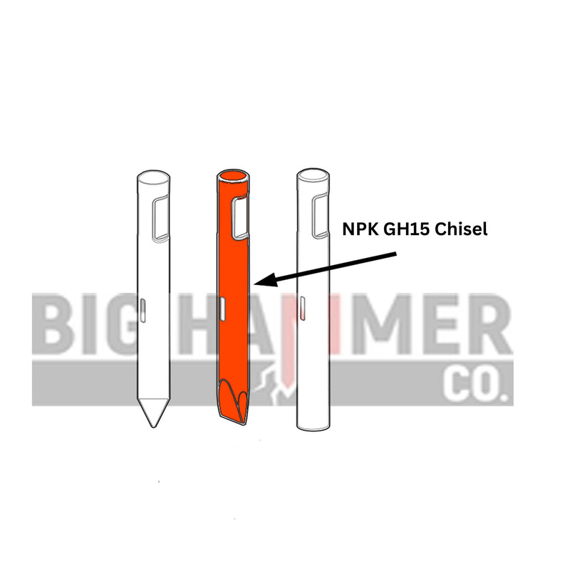 NPK GH15 points and chisels