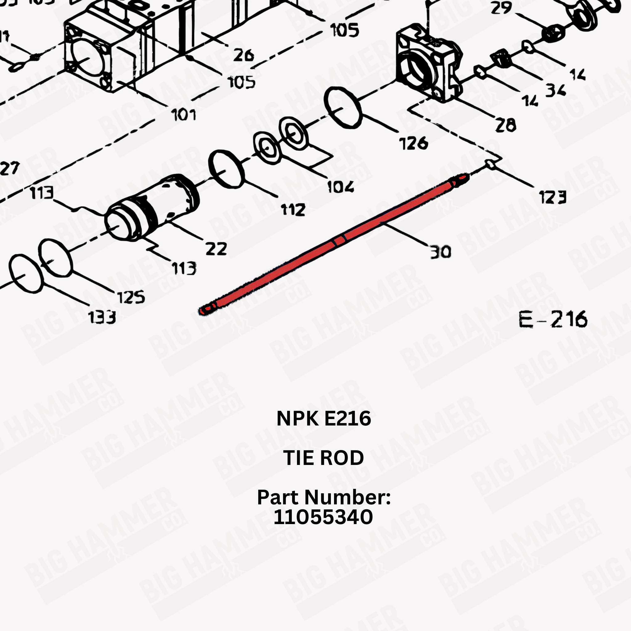 NPK E216 Tie Rod