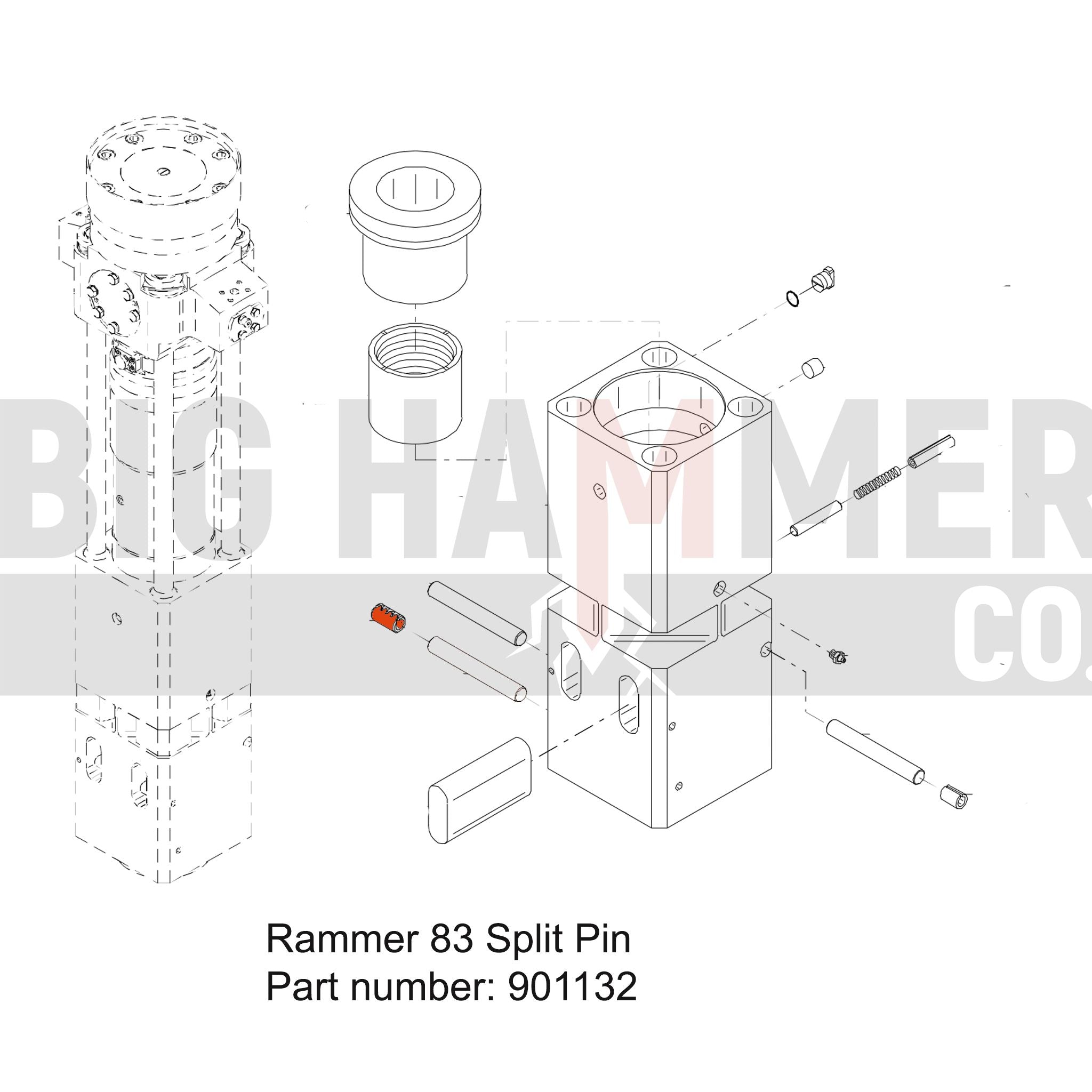 Rammer S83 Split Pin