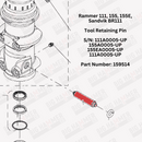 Rammer 111, 155, 155E, Sandvik BR111 Tool Retaining Pin