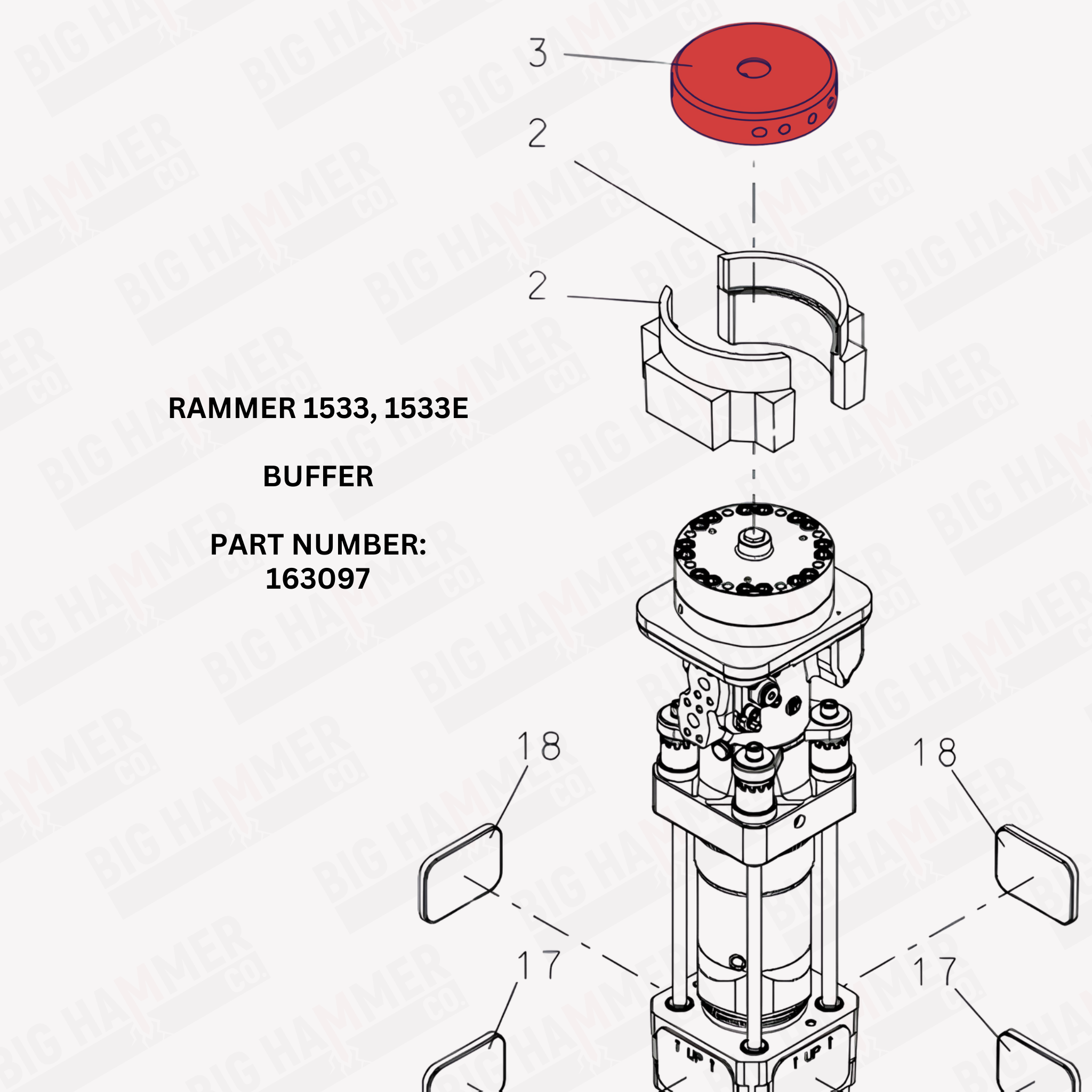 Rammer 1533, 1533E Buffer
