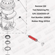 Rammer 222, Sandvik BR222 Tool Retaining Pin