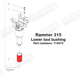 Rammer 315 Lower Bushing