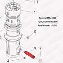 Rammer 455, 455E Tool Retaining Pin